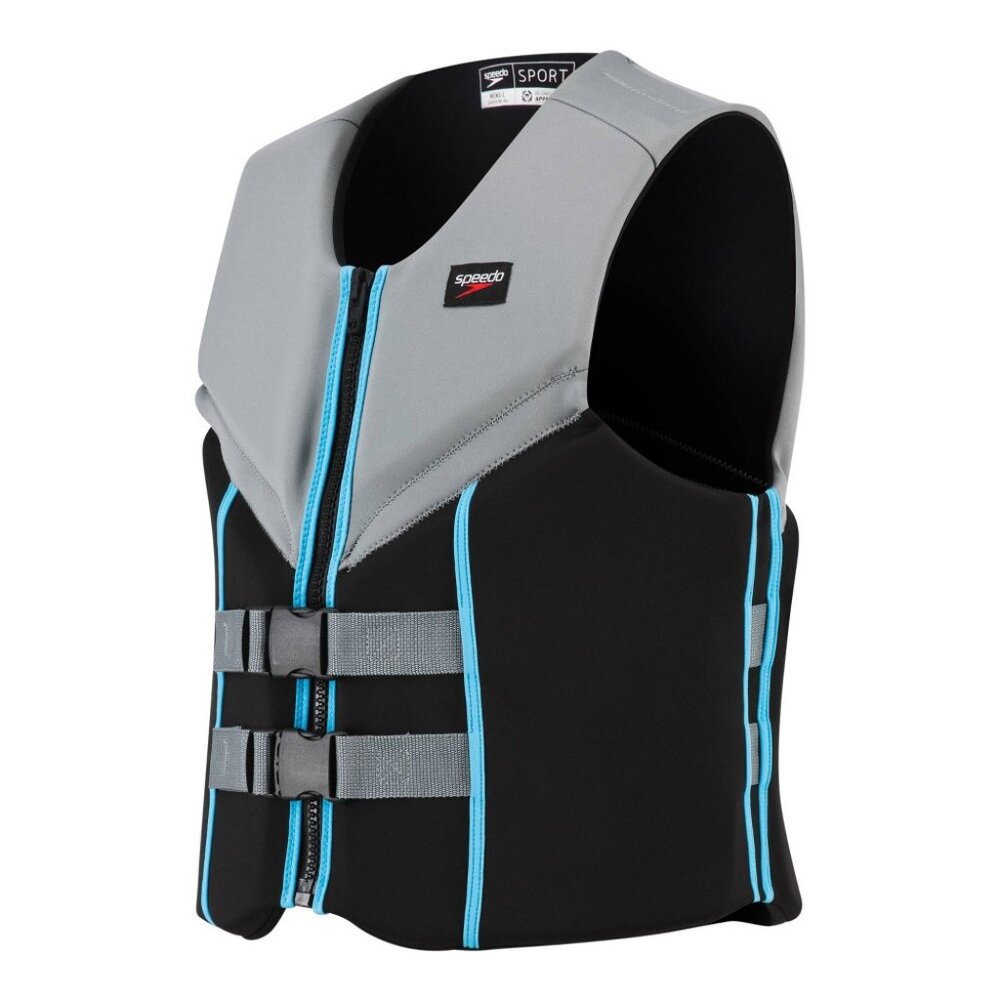 Speedo Men's Sport Premium PFD - MEDIUM Life Jacket Vests, Buckle Closure, PVC,